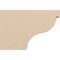 Ekena Millwork 6in. W x 8in. H x 12in. L Garner Woodgrain TimberThane Rafter Tail, Primed Tan RFTUR06X08X12GARRCPR - alternate 2